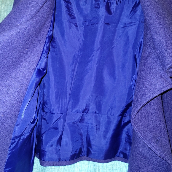 Womens Blue fall/winter Jacket - Picture 4 of 6